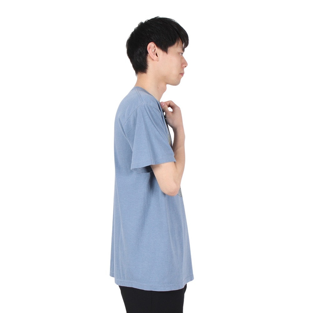 IPD（IPD）（メンズ）レオパード ショートスリーブ Tシャツ IPDSSLP-717-D.BLU