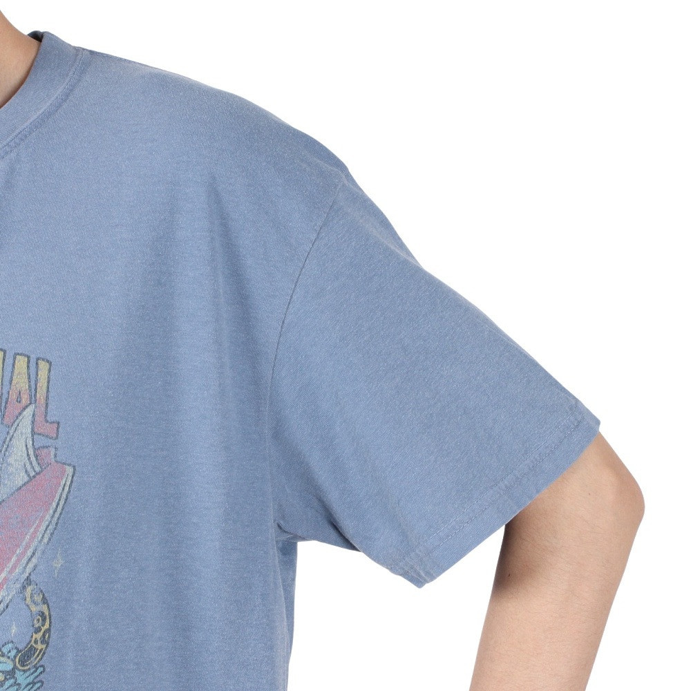 IPD（IPD）（メンズ）レオパード ショートスリーブ Tシャツ IPDSSLP-717-D.BLU