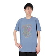 IPD（IPD）（メンズ）レオパード ショートスリーブ Tシャツ IPDSSLP-717-D.BLU