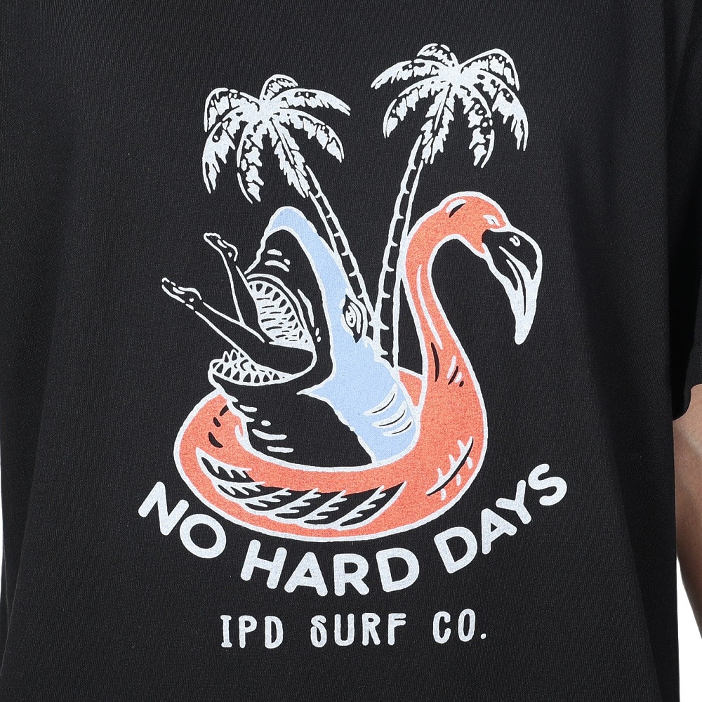 IPD（IPD）（メンズ）NO HARD DAYS 半袖Tシャツ IPDSSNB-711-BLK