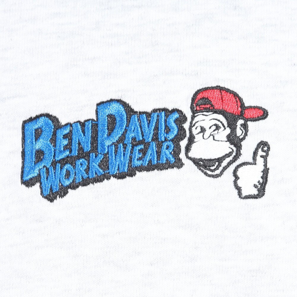 ベンデイビス（BEN DAVIS）（メンズ）ファンキー スリーブ長袖Tシャツ 24380032-OFF