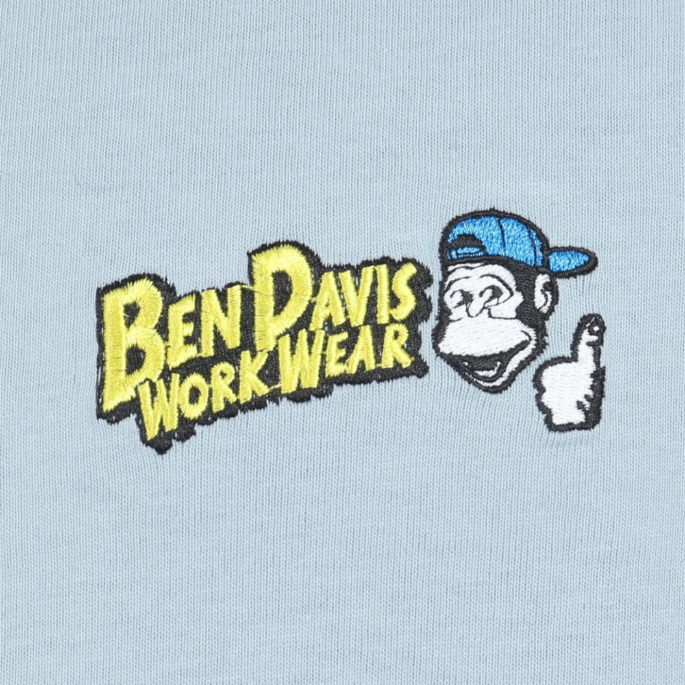 ベンデイビス（BEN DAVIS）（メンズ）ファンキー スリーブ長袖Tシャツ 24380032-PBL