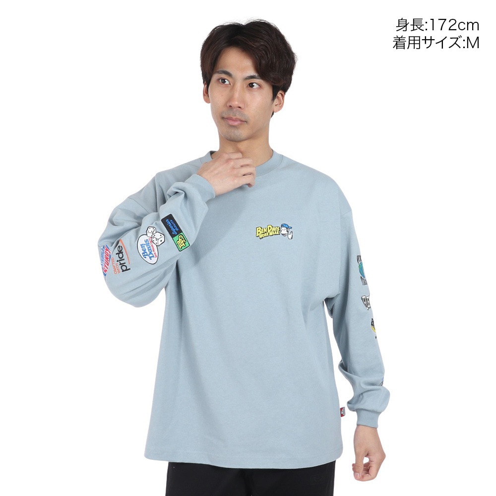 ベンデイビス（BEN DAVIS）（メンズ）ファンキー スリーブ長袖Tシャツ 24380032-PBL