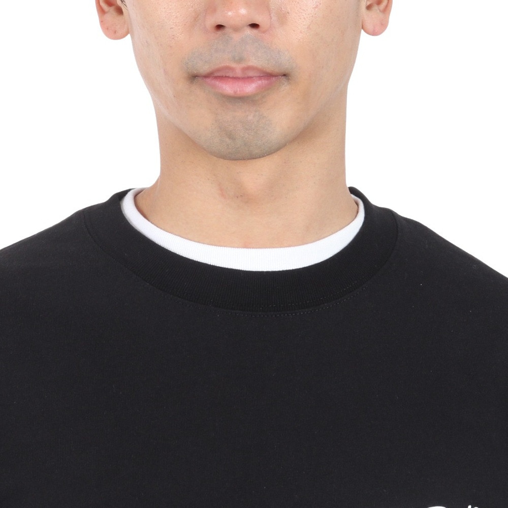 ベンデイビス（BEN DAVIS）（メンズ）レイヤードTシャツ カットハウス 24380036-BLK