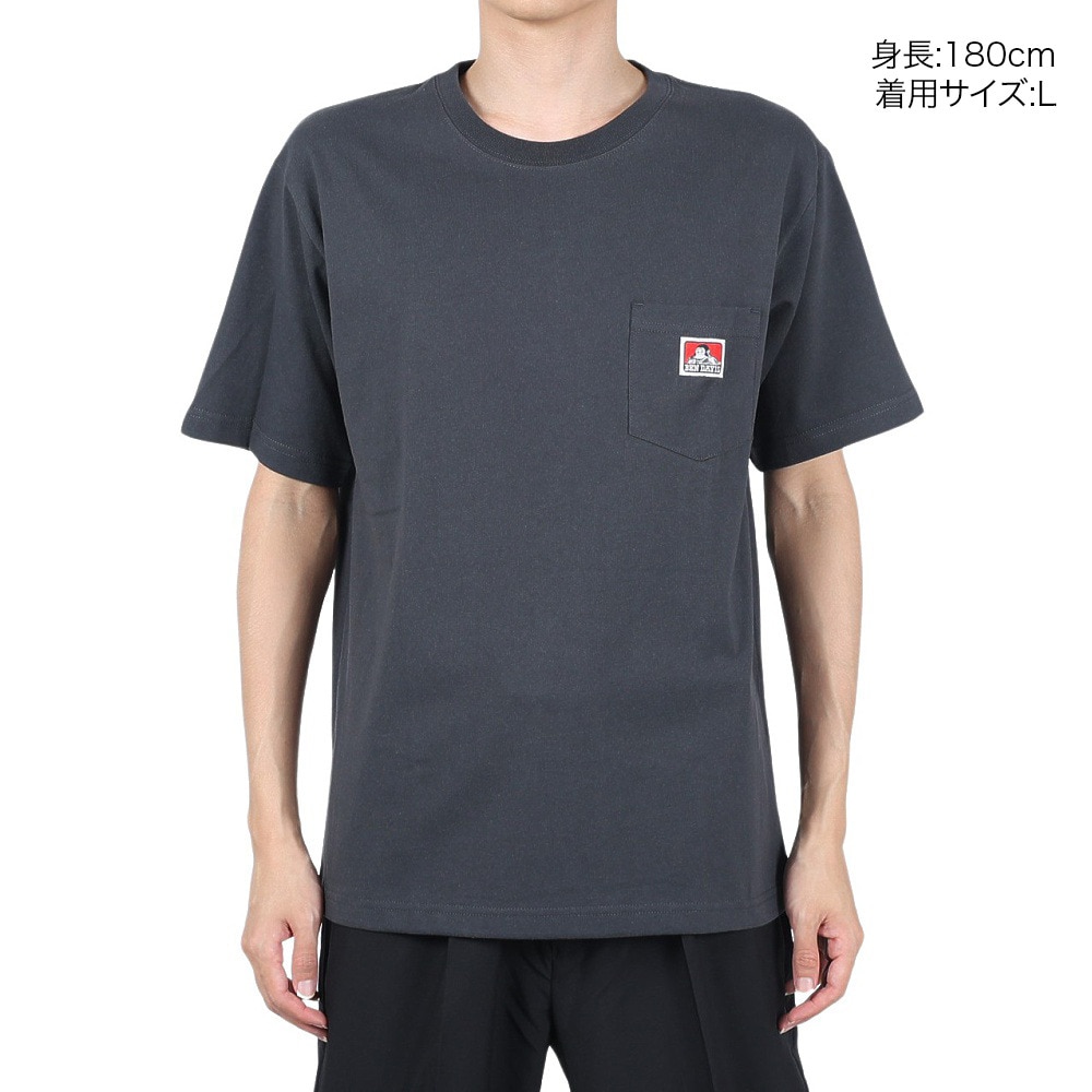 ベンデイビス（BEN DAVIS）（メンズ）ピスポケット Tシャツ 23580000-CHA