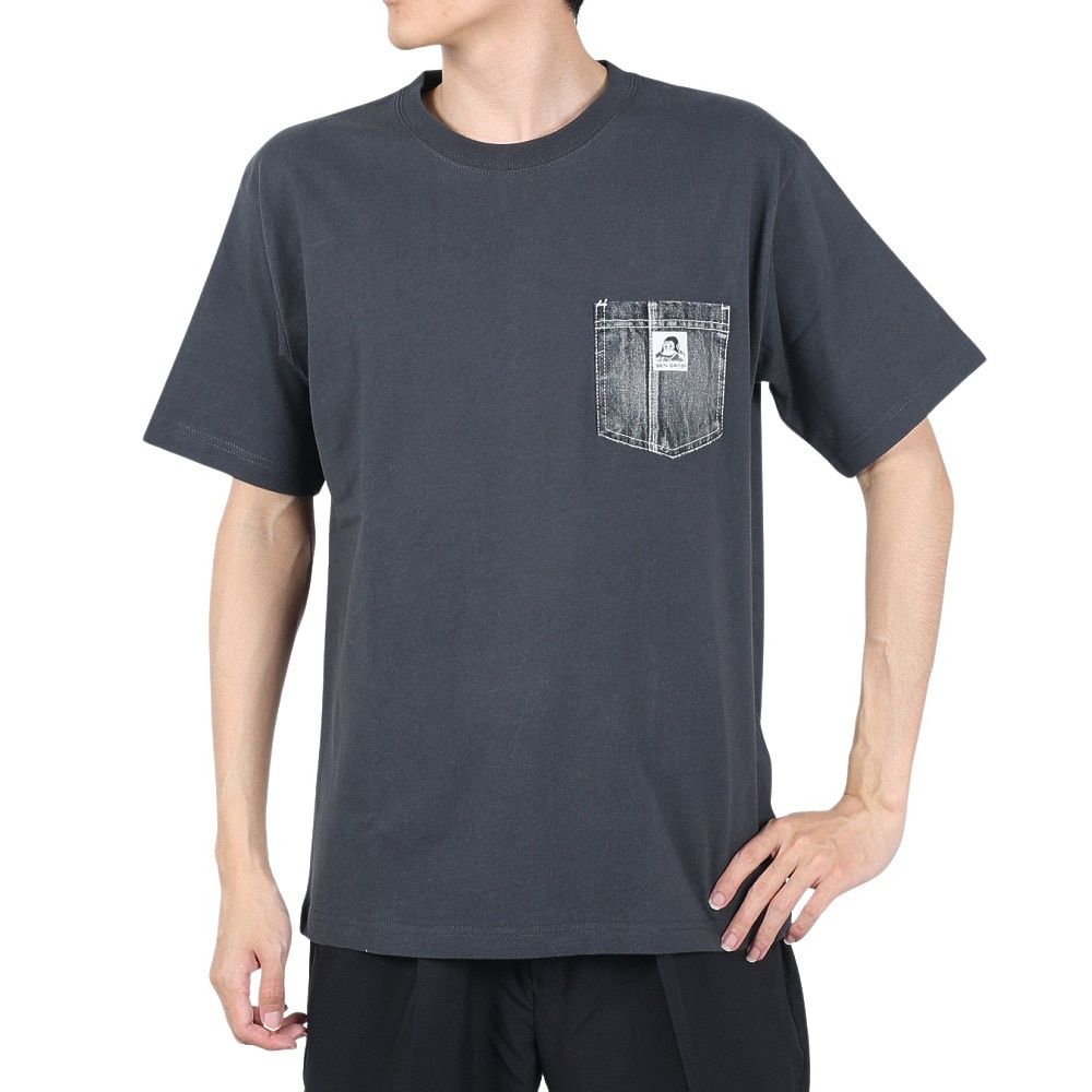 ベンデイビス（BEN DAVIS）（メンズ）デニム ポケット ショートスリーブ Tシャツ 24580001-CHA