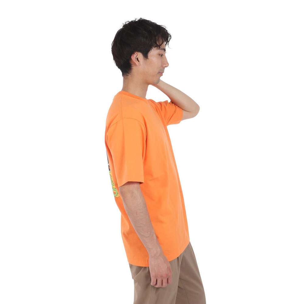 ベンデイビス（BEN DAVIS）（メンズ）オーバーラップ 半袖 Tシャツ 24580018-ORG
