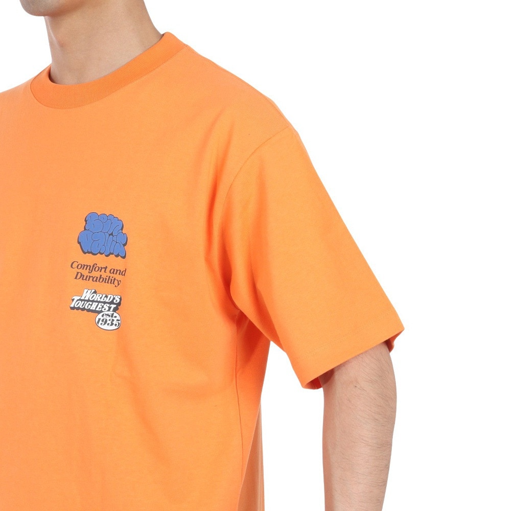 ベンデイビス（BEN DAVIS）（メンズ）オーバーラップ 半袖 Tシャツ 24580018-ORG