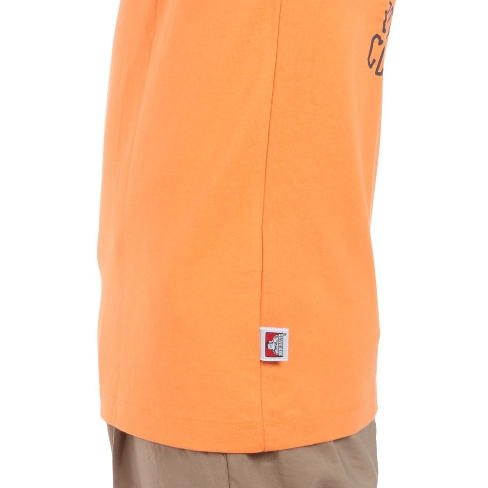 ベンデイビス（BEN DAVIS）（メンズ）オーバーラップ 半袖 Tシャツ 24580018-ORG