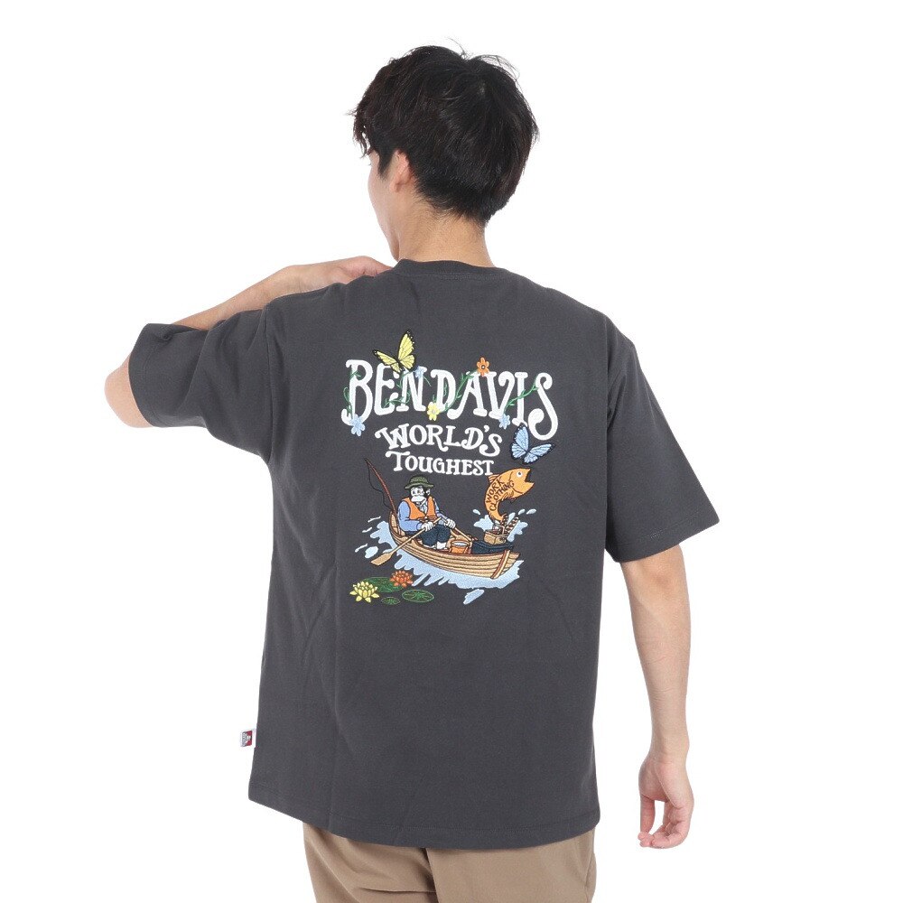 ベンデイビス（BEN DAVIS）（メンズ）フローティング ボート 半袖 Tシャツ 24580022-CHA