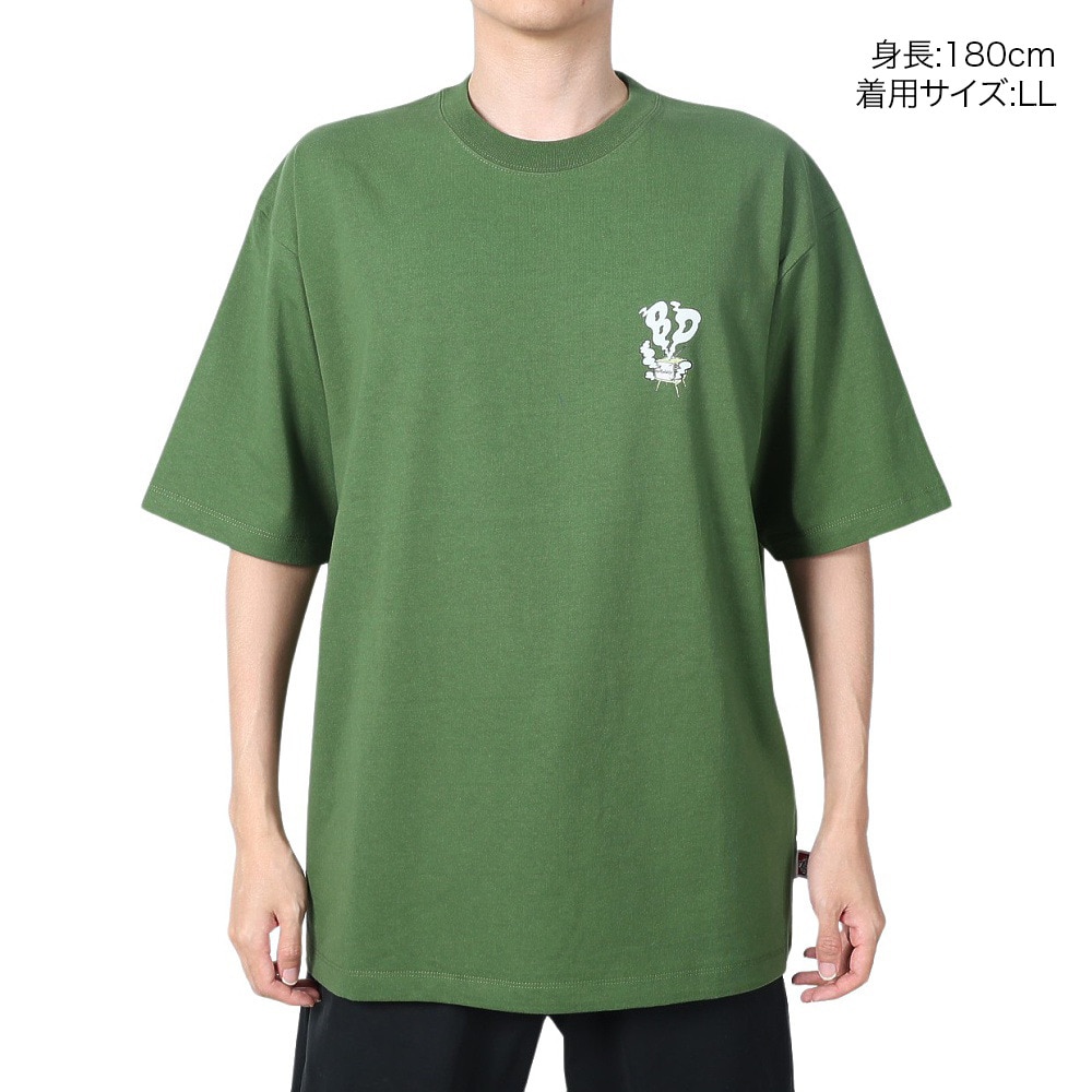 ベンデイビス（BEN DAVIS）（メンズ）スモーキング テレビ 半袖Tシャツ 24580024-FGR