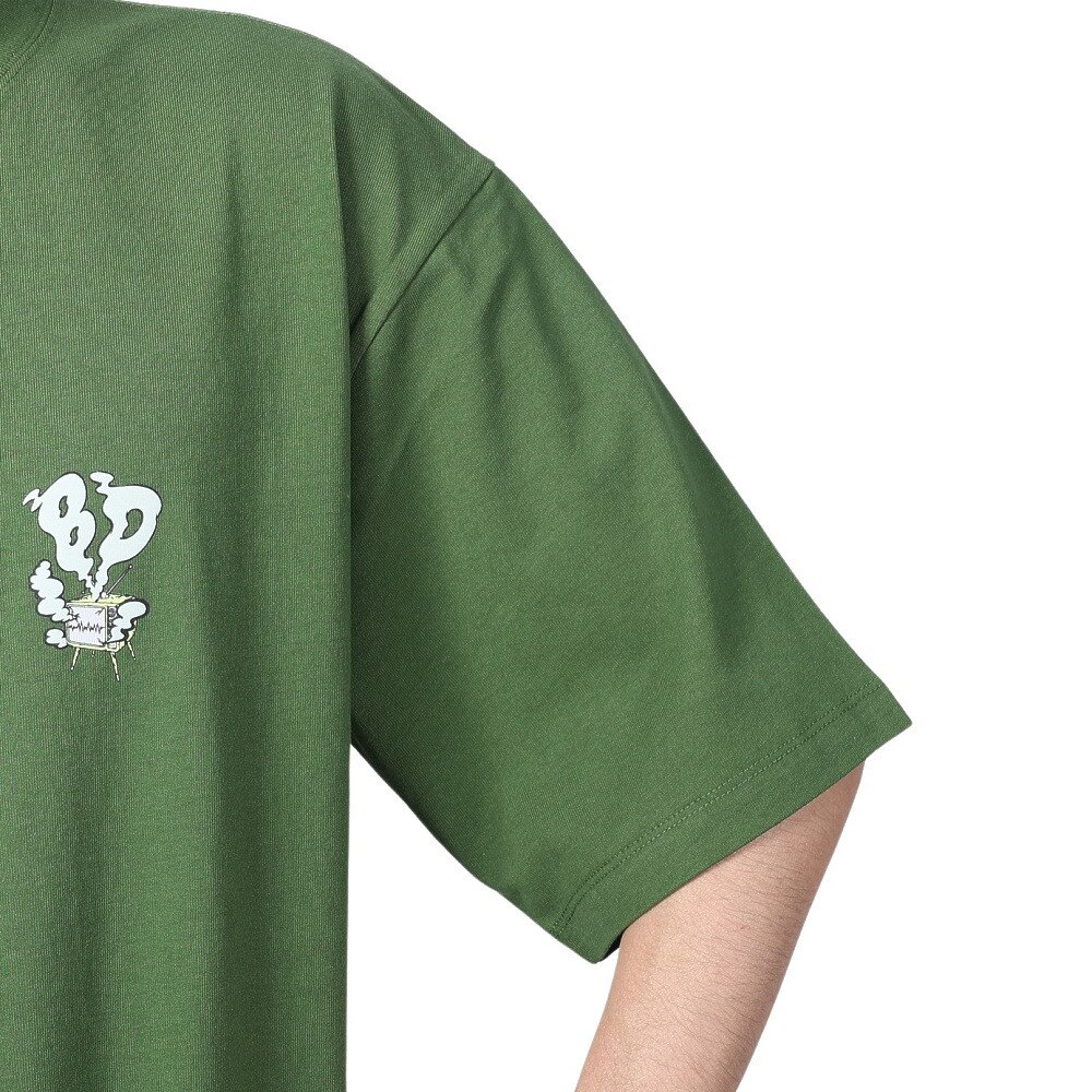 ベンデイビス（BEN DAVIS）（メンズ）スモーキング テレビ 半袖Tシャツ 24580024-FGR