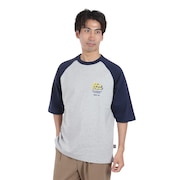 (メンズ)ロゴ ラグラン 半袖Tシャツ 24580025-NAV