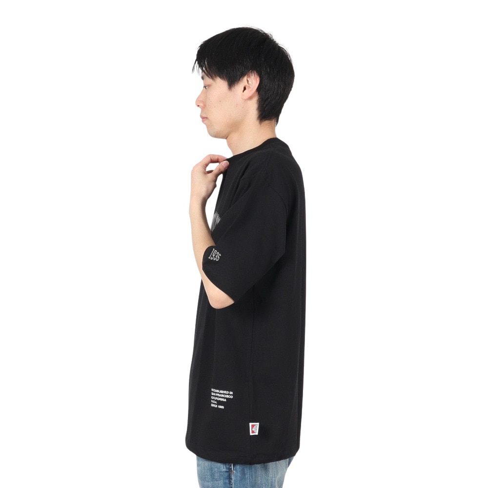 ベンデイビス（BEN DAVIS）（メンズ）アーチロゴ 半袖Tシャツ 24580035-BLK