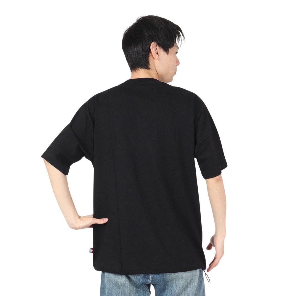 ベンデイビス（BEN DAVIS）（メンズ）アーチロゴ 半袖Tシャツ 24580035-BLK