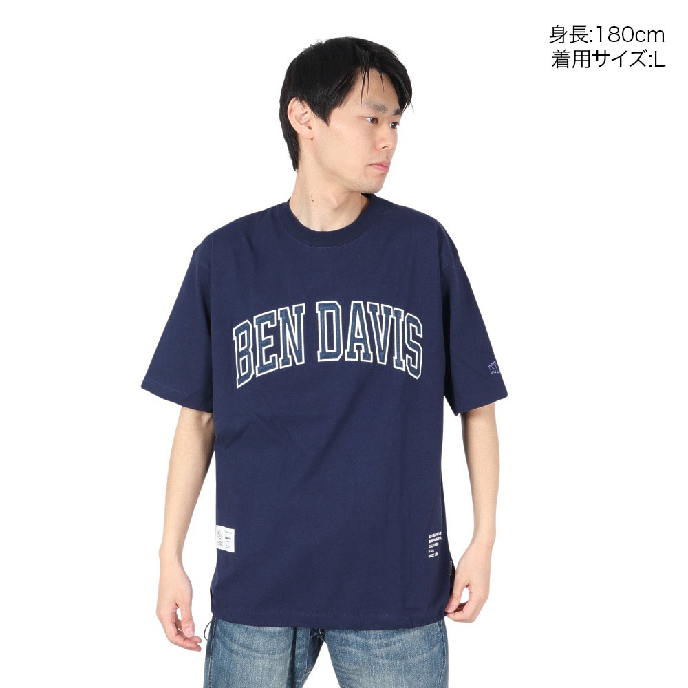 ベンデイビス（BEN DAVIS）（メンズ）アーチロゴ 半袖Tシャツ 24580035-DNV