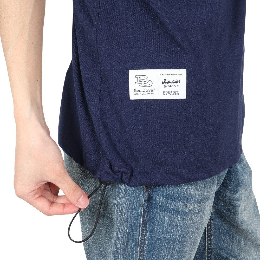 ベンデイビス（BEN DAVIS）（メンズ）アーチロゴ 半袖Tシャツ 24580035-DNV