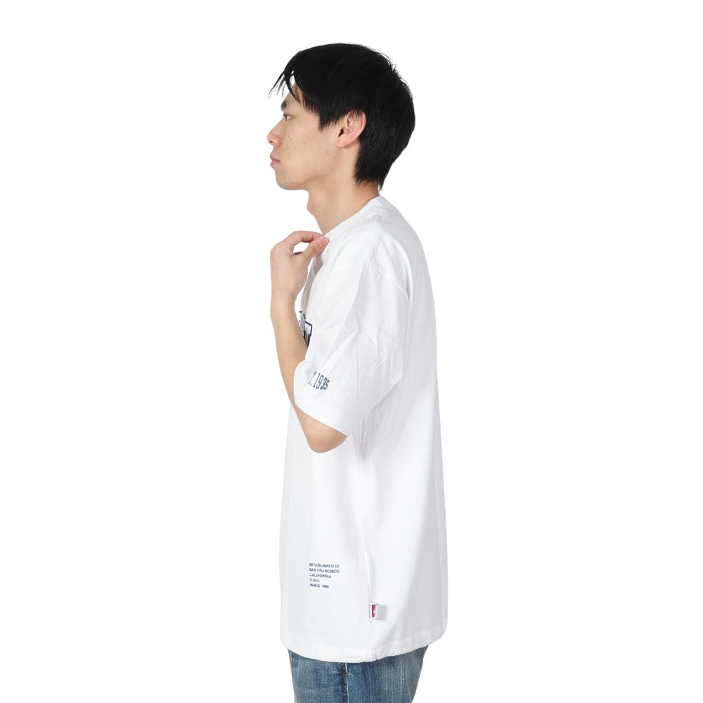 ベンデイビス（BEN DAVIS）（メンズ）アーチロゴ 半袖Tシャツ 24580035-WHT