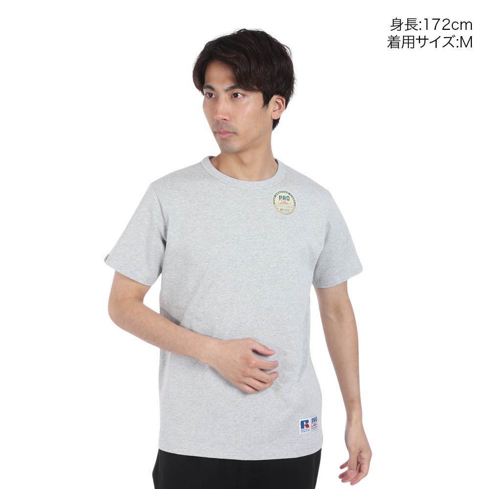 ラッセル（RUSSELL）（メンズ）PRO Cotton REG 半袖Tシャツ RBM24S0003 MGRY