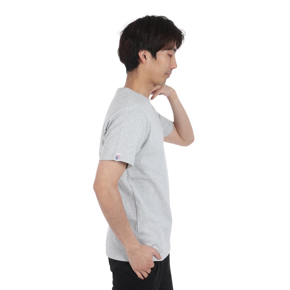 ラッセル（RUSSELL）（メンズ）PRO Cotton REG 半袖Tシャツ RBM24S0003 MGRY