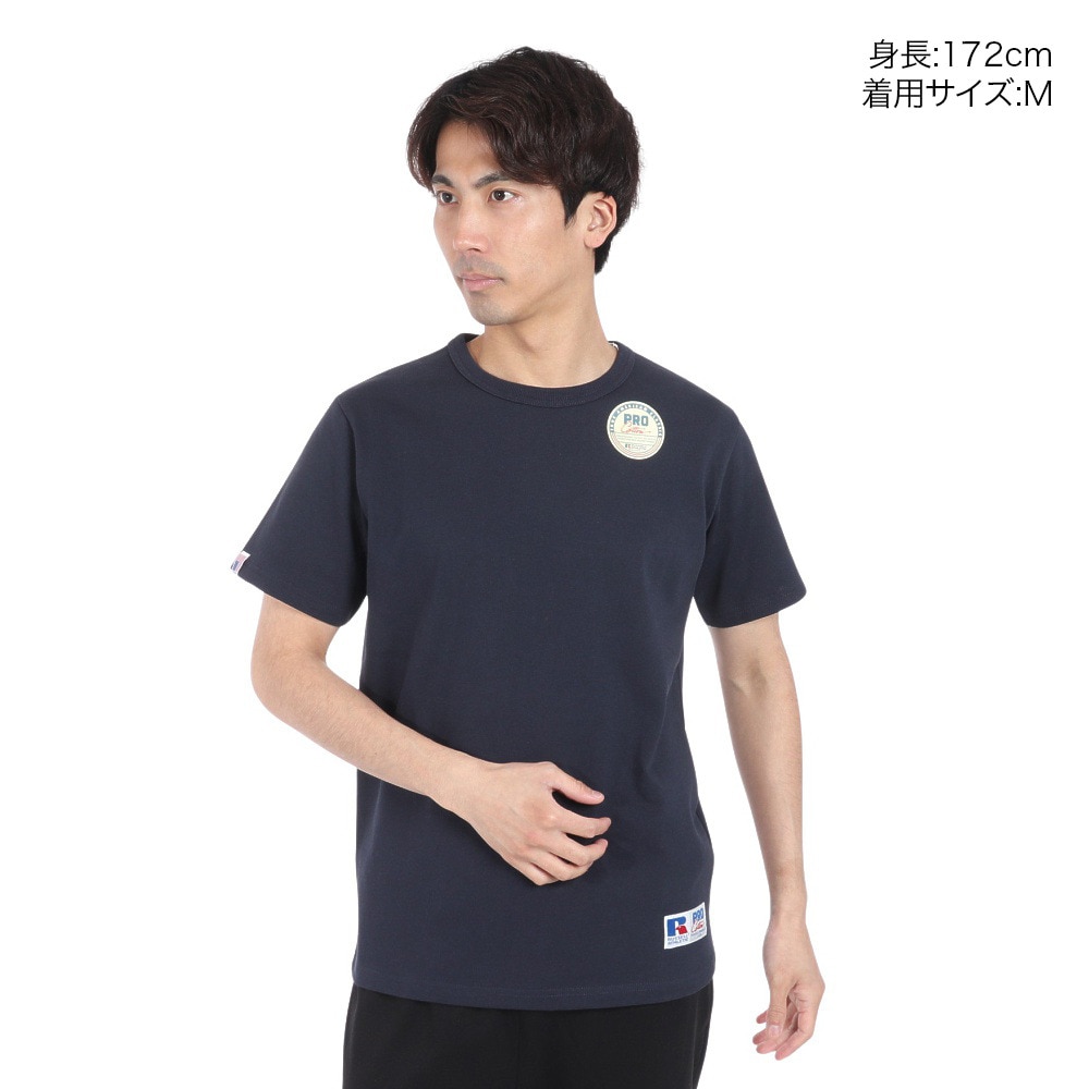 ラッセル（RUSSELL）（メンズ）PRO Cotton REG 半袖Tシャツ RBM24S0003 NVY