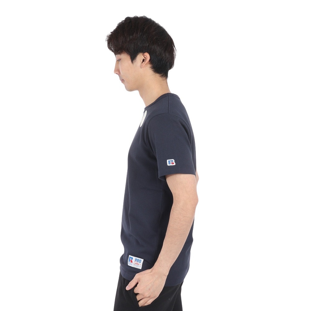 ラッセル（RUSSELL）（メンズ）PRO Cotton REG 半袖Tシャツ RBM24S0003 NVY