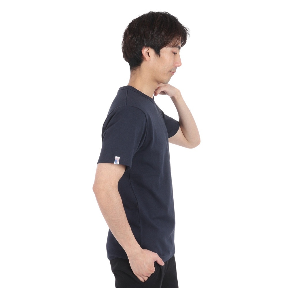 ラッセル（RUSSELL）（メンズ）PRO Cotton REG 半袖Tシャツ RBM24S0003 NVY