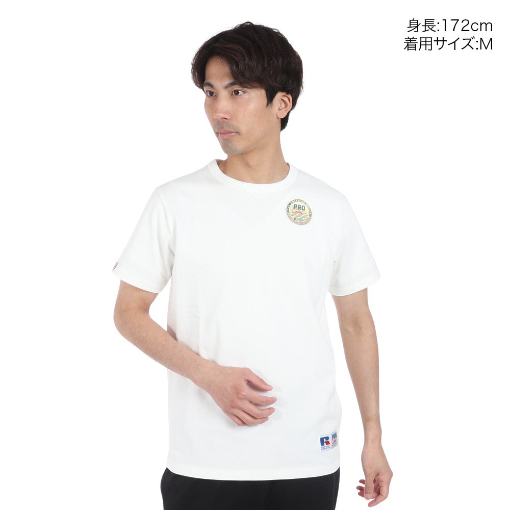 ラッセル（RUSSELL）（メンズ）PRO Cotton REG 半袖Tシャツ RBM24S0003 WHT