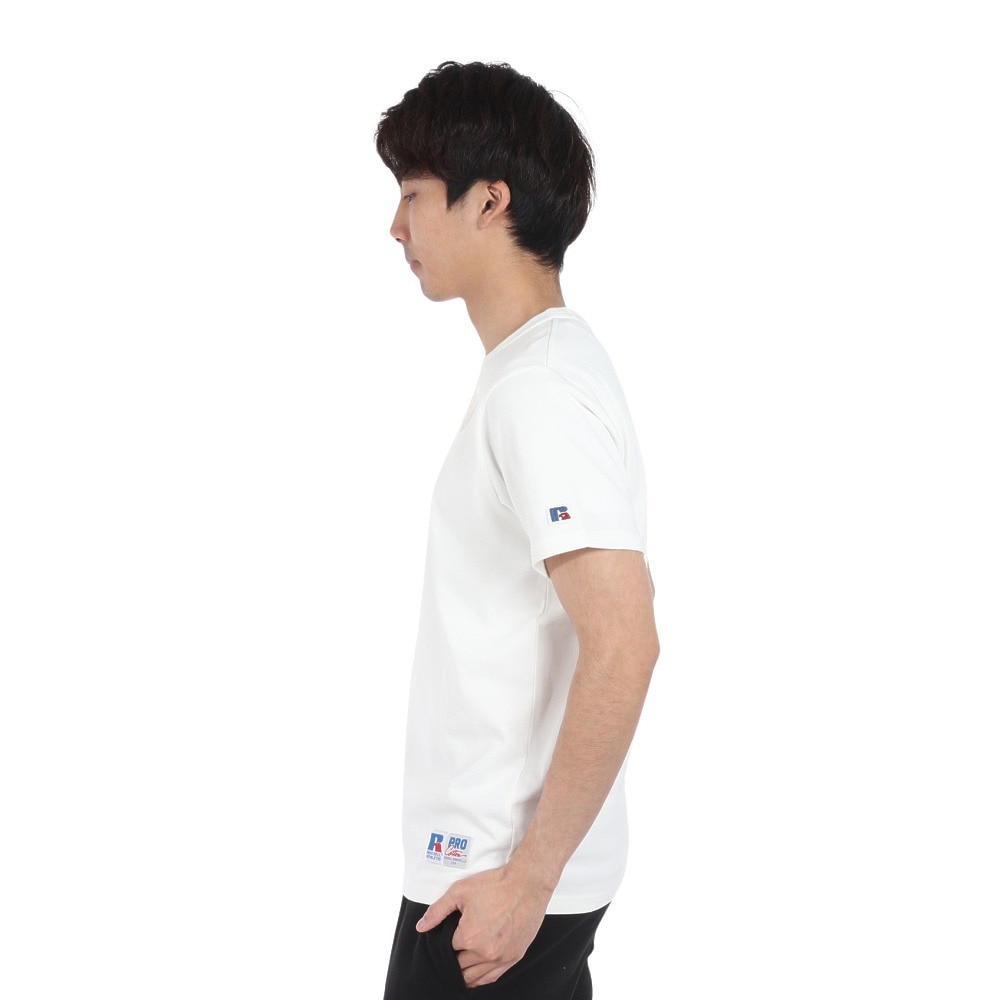 ラッセル（RUSSELL）（メンズ）PRO Cotton REG 半袖Tシャツ RBM24S0003 WHT