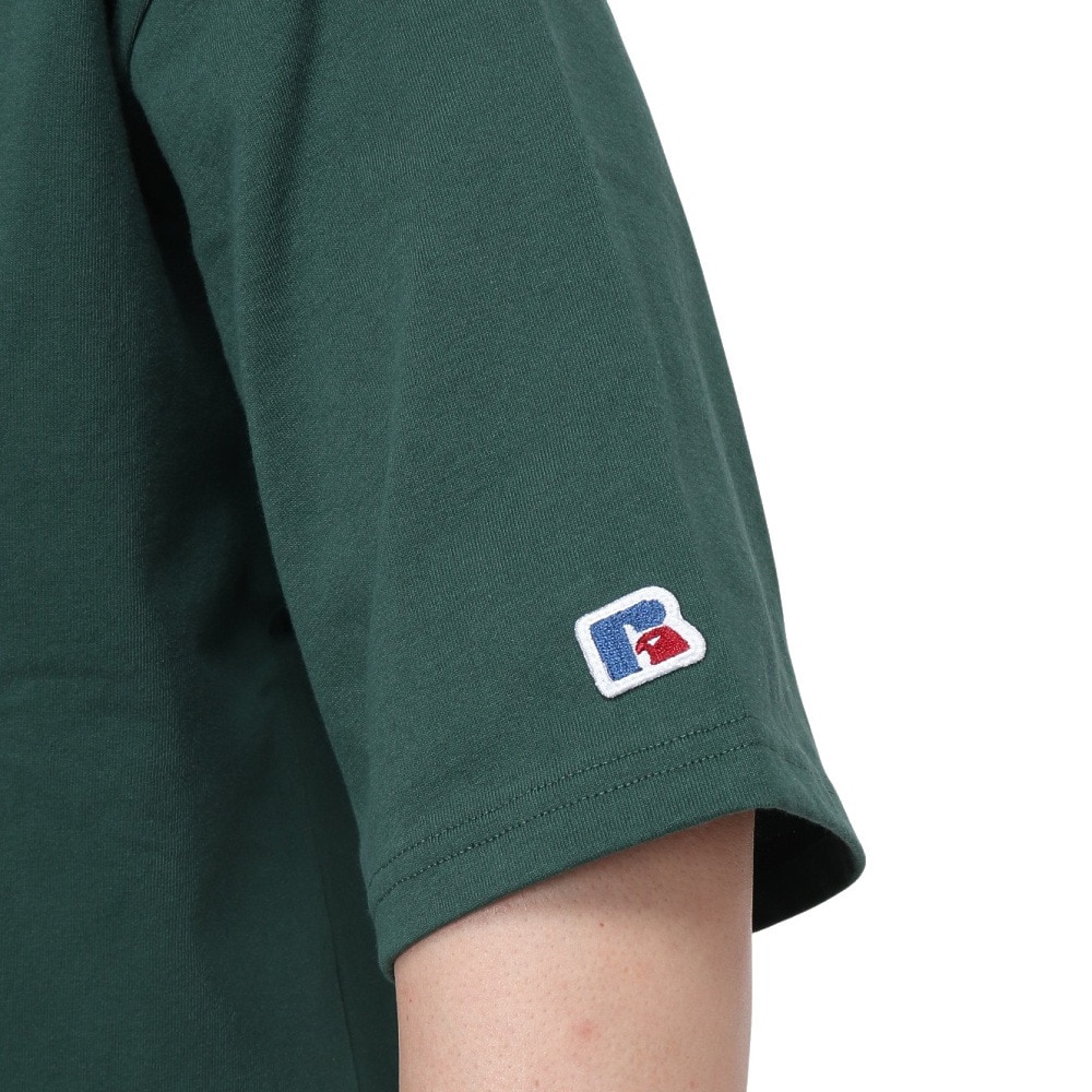 ラッセル（RUSSELL）（メンズ）16/-OEカレッジ 半袖Tシャツ RBM24S0006 DGRN