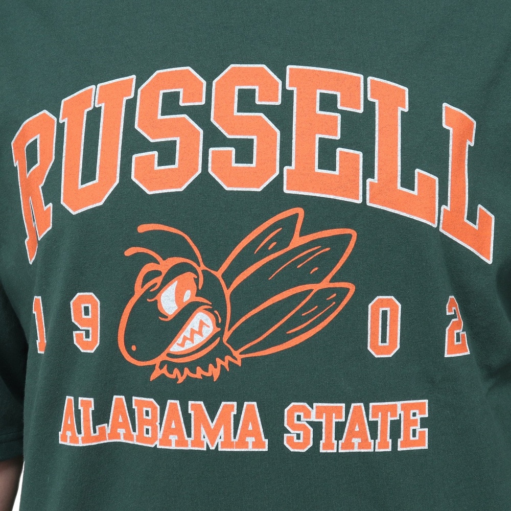 ラッセル（RUSSELL）（メンズ）16/-OEカレッジ 半袖Tシャツ RBM24S0006 DGRN