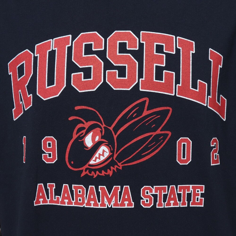 ラッセル（RUSSELL）（メンズ）16/-OEカレッジ Tシャツ RBM24S0006 NVY