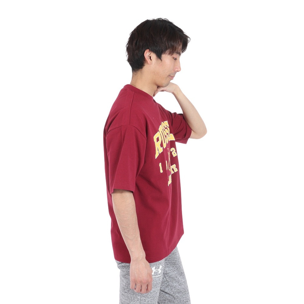 ラッセル（RUSSELL）（メンズ）16/-OEカレッジ 半袖Tシャツ RBM24S0006 WIN