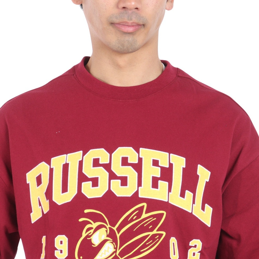 ラッセル（RUSSELL）（メンズ）16/-OEカレッジ 半袖Tシャツ RBM24S0006 WIN