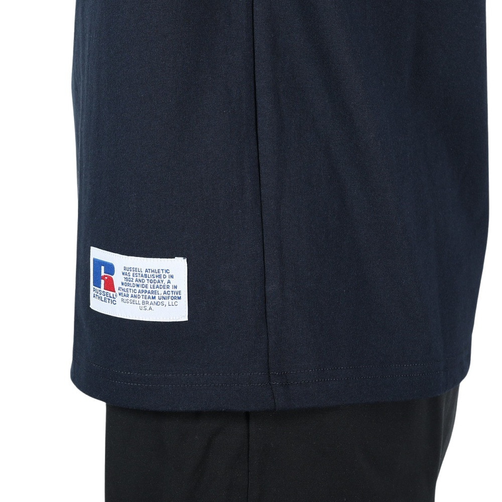 ラッセル（RUSSELL）（メンズ）16/-OE カレッジアメフト Tシャツ RBM24S0007 NVY