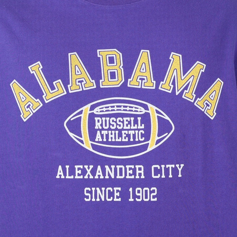 ラッセル（RUSSELL）（メンズ）16/-OE カレッジアメフト Tシャツ RBM24S0007 PUL