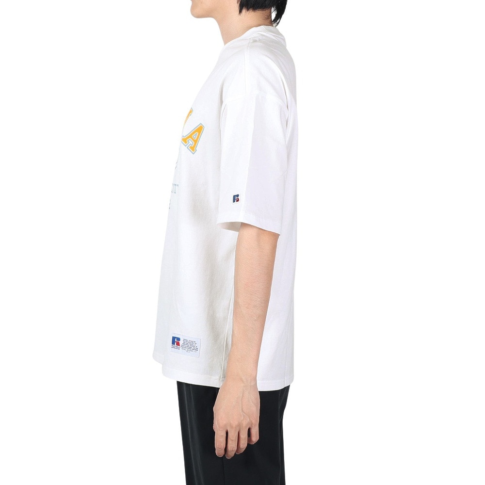 ラッセル（RUSSELL）（メンズ）16/-OE カレッジアメフト Tシャツ RBM24S0007 WHT