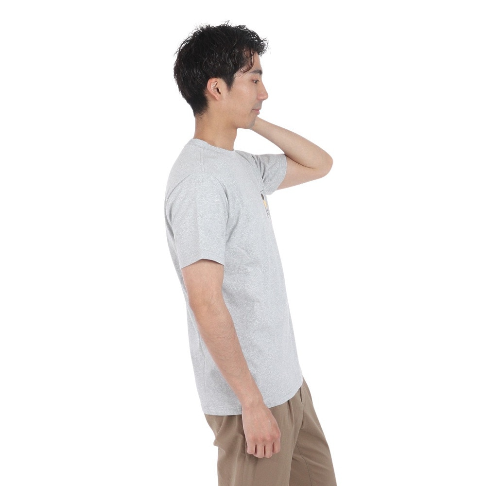 ラッセル（RUSSELL）（メンズ）16/-OE ワンポイント ロゴ 半袖Tシャツ RBM24S0013 MGRY