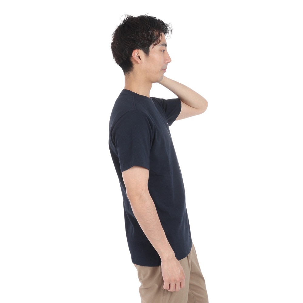 ラッセル（RUSSELL）（メンズ）16/-OE ワンポイント ロゴ 半袖Tシャツ RBM24S0013 NVY