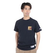 ラッセル（RUSSELL）（メンズ）16/-OE ワンポイント ロゴ 半袖Tシャツ RBM24S0013 NVY