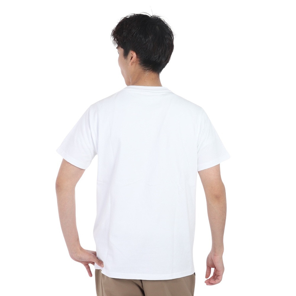 ラッセル（RUSSELL）（メンズ）16/-OE ワンポイント ロゴ 半袖Tシャツ RBM24S0013 WHT