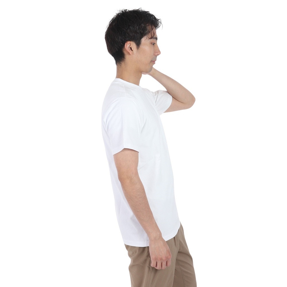 ラッセル（RUSSELL）（メンズ）16/-OE ワンポイント ロゴ 半袖Tシャツ RBM24S0013 WHT