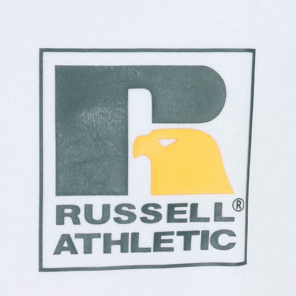 ラッセル（RUSSELL）（メンズ）16/-OE ワンポイント ロゴ 半袖Tシャツ RBM24S0013 WHT