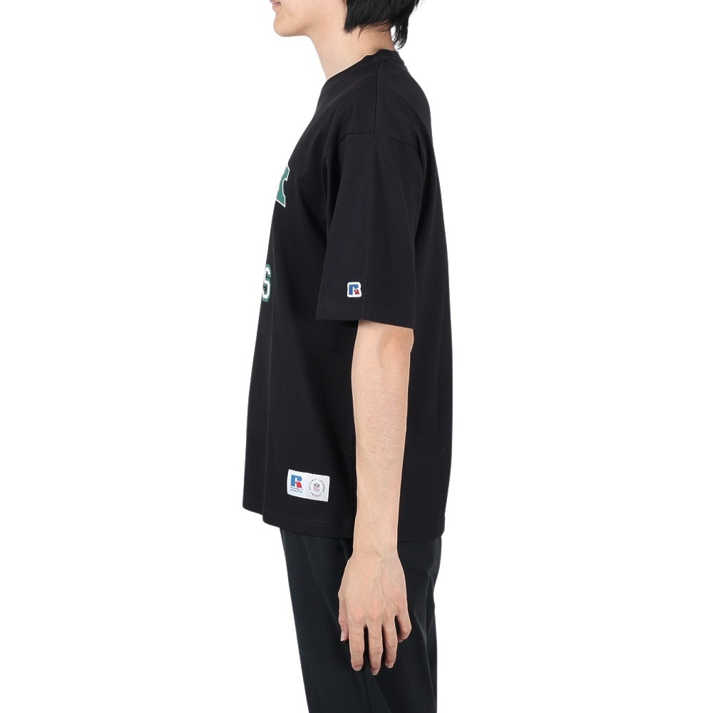ラッセル（RUSSELL）（メンズ）NFLコラボ 半袖Tシャツ RBM24S0015 BKGR