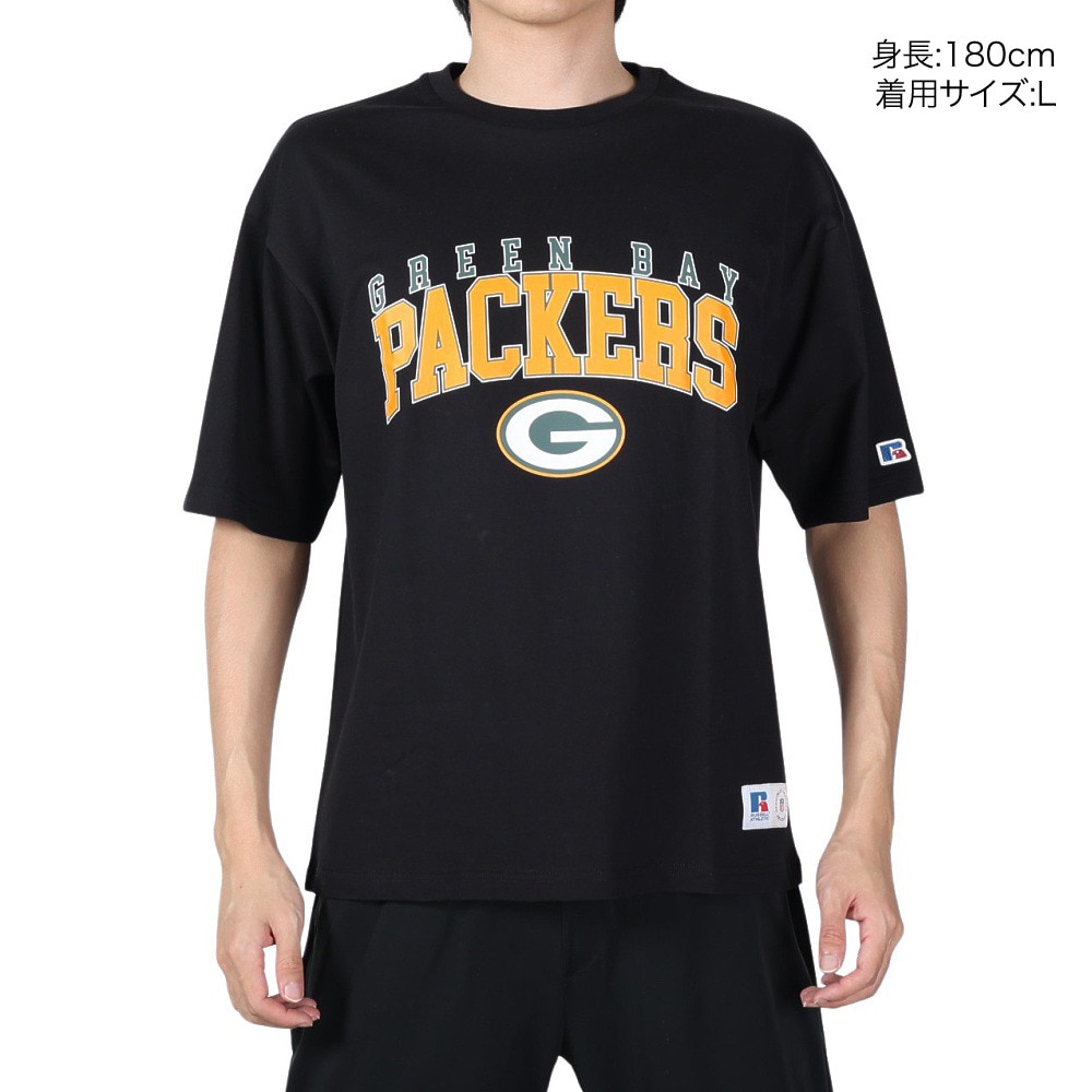 ラッセル（RUSSELL）（メンズ）NFLコラボ 半袖Tシャツ RBM24S0015 BKYE