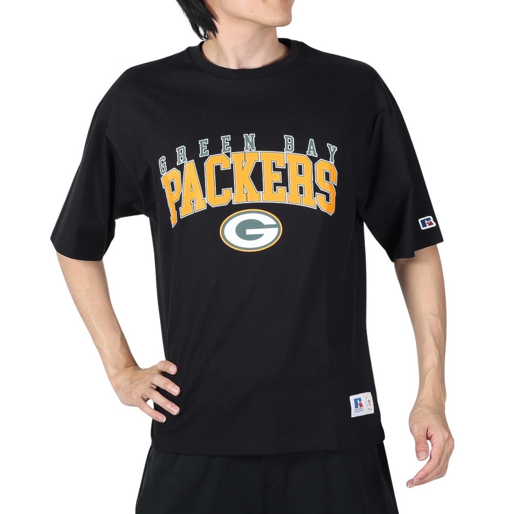 ラッセル（RUSSELL）（メンズ）NFLコラボ 半袖Tシャツ RBM24S0015 BKYE