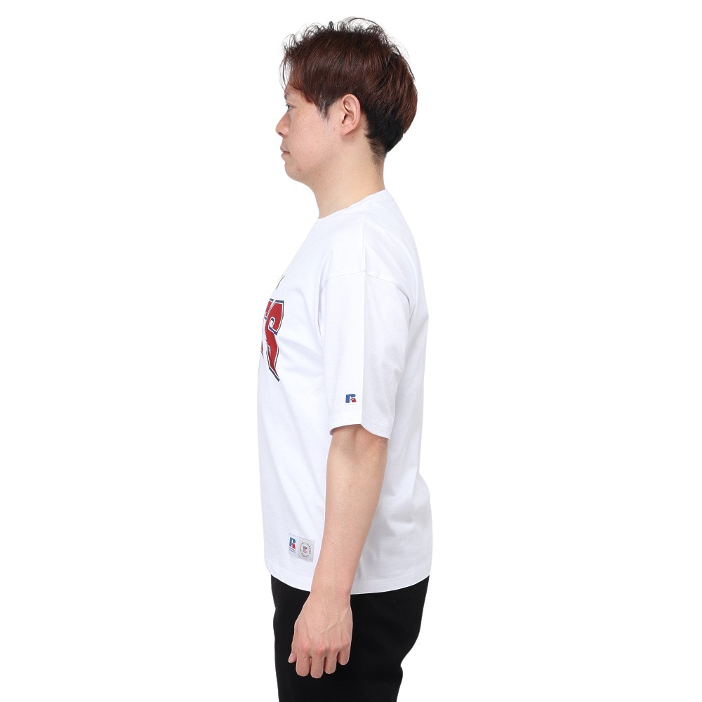 ラッセル（RUSSELL）（メンズ）NFLコラボ 半袖Tシャツ RBM24S0015 WHRE