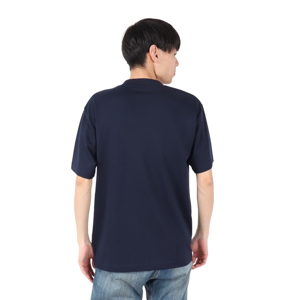 ジム（gim）（メンズ）スムーススロープネック 半袖Tシャツ 24238510-705