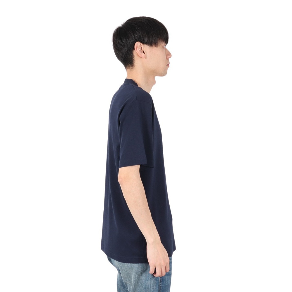 ジム（gim）（メンズ）スムーススロープネック 半袖Tシャツ 24238510-705