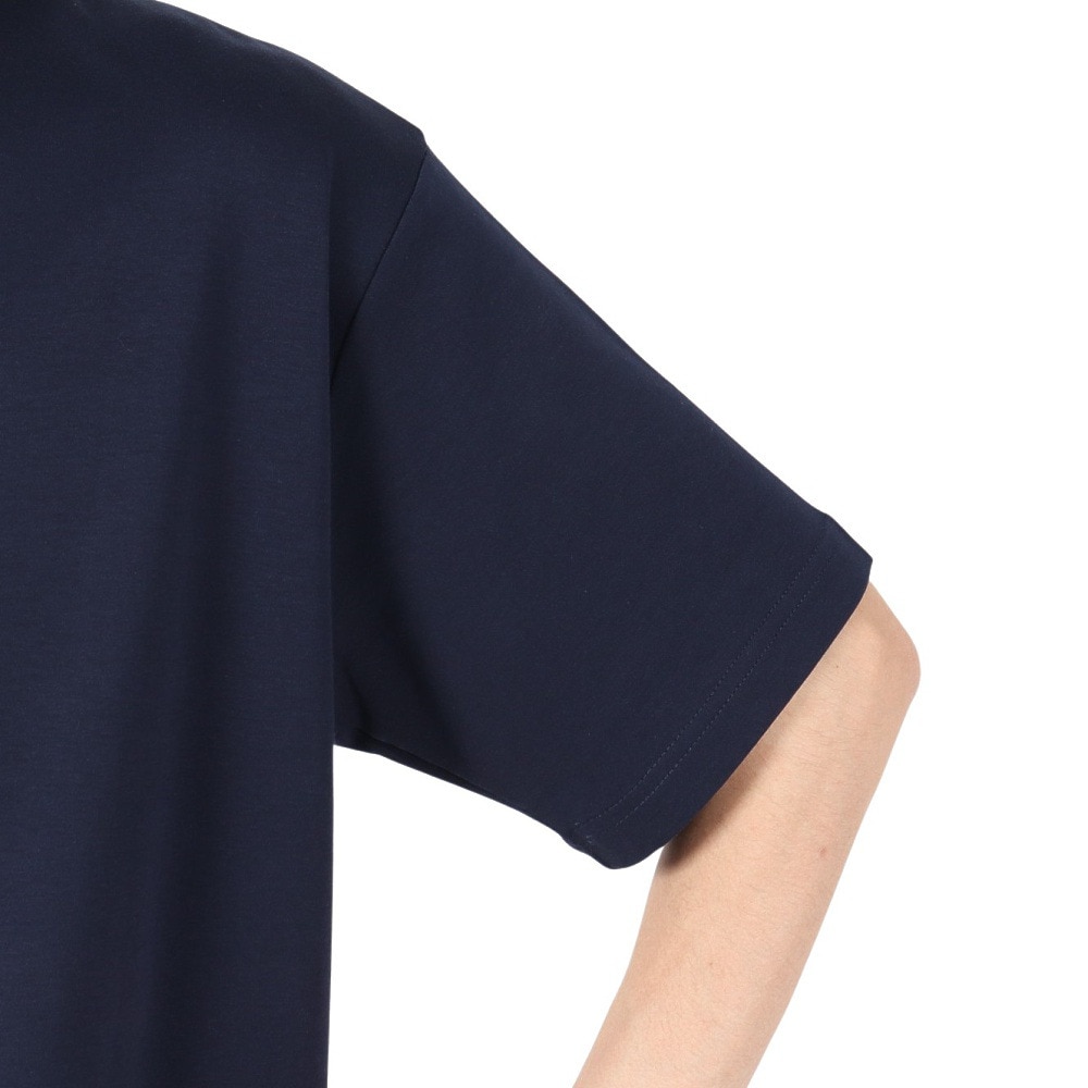 ジム（gim）（メンズ）スムーススロープネック 半袖Tシャツ 24238510-705